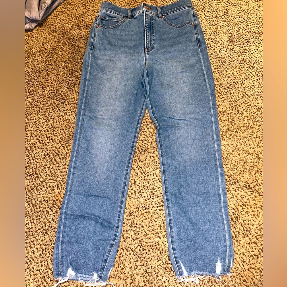 Express high waisted jeans